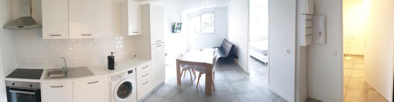 Appartements Renove 2023 Proche Aeroport 5Min, Gare Sncf 2 Min, Tramway Au Pied De L'Immeuble , Parking Possible, Renovated Apartments 2023 Near The Airport 5 Min, Train Station 2 Min, Tram Next To The Building 1 Min, Parking Possible Nice Exterior photo
