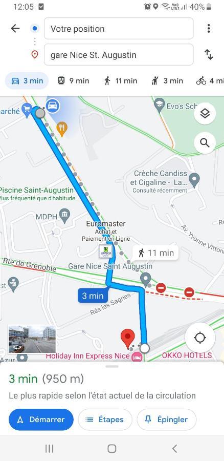 Appartements Renove 2023 Proche Aeroport 5Min, Gare Sncf 2 Min, Tramway Au Pied De L'Immeuble , Parking Possible, Renovated Apartments 2023 Near The Airport 5 Min, Train Station 2 Min, Tram Next To The Building 1 Min, Parking Possible Nice Exterior photo